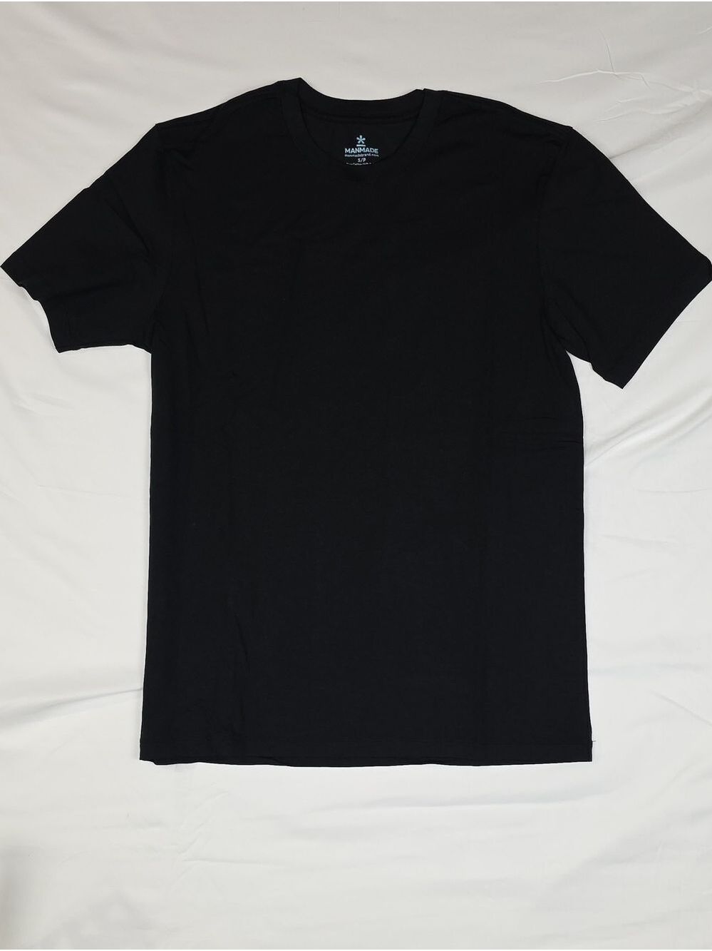 Manmade Black Men's Crew Neck T-Shirt - Unbranded Small